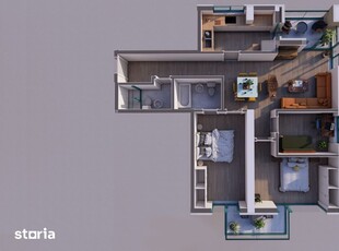 Apartament de 4 camere,Metalurgiei cu o super priveliste de la etaju 3