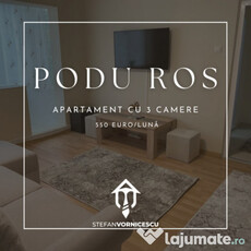 Se închiriază: Apartament cu 3 camere SD - Podu Ros