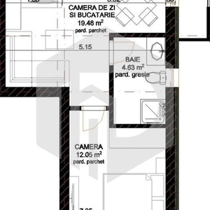 Apartament 2 camere - Rahovei- Etaj 3 | 2 Balcoane - Dedeman