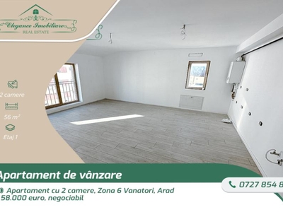 Apartament cu 2 camere in zona 6 Vanatori , Arad