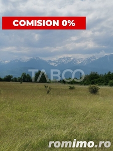 Teren extravilan 12600 mp front 52 ml 20 euro/mp Valea Avrigului Sibiu