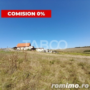 Teren pentru casa 850 mp cu acces la drum de vanzare langa Sibiu