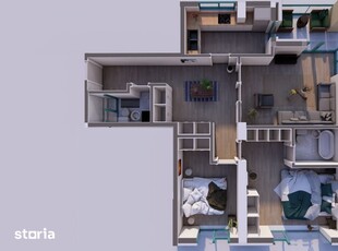 Apartament cu 4 camere compartimentare speciala , Sectorul 4