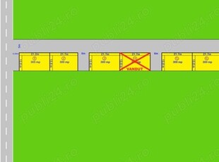 RATE! Loturi teren intravilan Sabareni, 43omp, vile, utilitati.