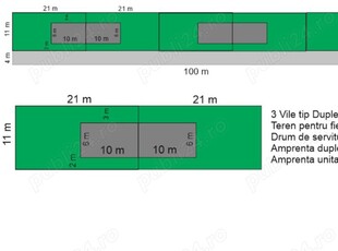 Teren Cornetu Trandafirilor, 1920 mp, pretabil construire 3 duplexuri