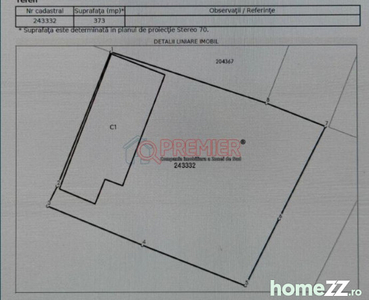 Teren 373 mp deschidere 21 ml Aparatorii Patriei