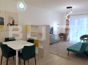 Apartament 2 camere mobilat modern, balcon, zona Sophia Residence