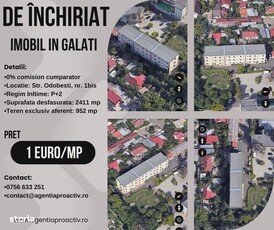 Imobil situat in Galati, P+2, Cartier Aurel Vlaicu, 2411 mp.