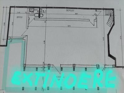 Spatiu comercial ultracentral, parter, spatiu birouri etajul 1