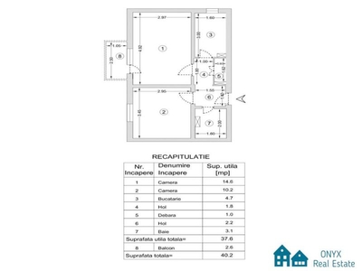 Apartament 2 CD, De Vanzare, zona Pacurari la Bulevard 59.000 Euro/Neg de vanzare