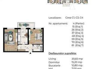 Apartament 2 camere Berceni, 8 minute metrou, 2 cam