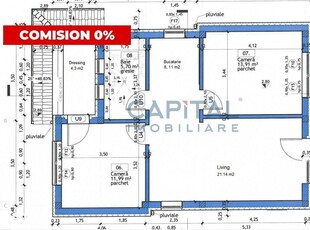 Apartament in vila, 3 camere, 200 mp gradina, Dezmir. Comision 0!