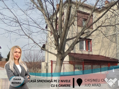 Casă spațioasă pe 2 nivele cu 6 camere,în Chișineu Criș(ID:29733)