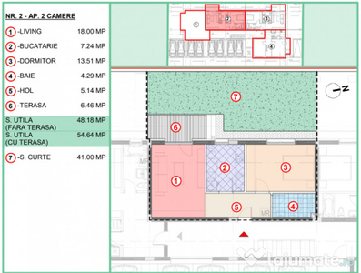 Apartament 2 camere cu gradina - Primarie Popesti -