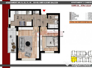 2 camere Popesti Leordeni - Metrou - Berceni