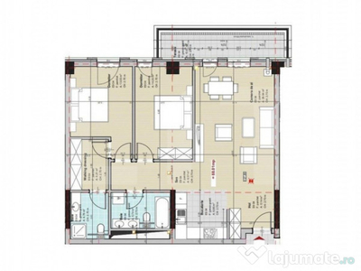 Apartament nou cu CF, 3 camere, 88 mp, terasă, panoramă, Z