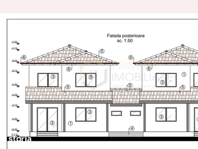 Duplex despartit prin garaj - 5 camere - langa asfalt - teren generos