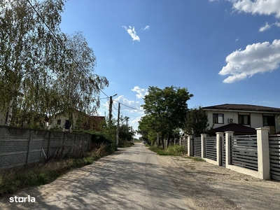 Teren de vanzare langa case in comuna Berceni