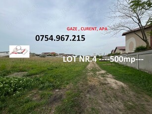 130 euro mp LOT 500mp -pentru CASA - cartier 9 MAI AL. LIVEZILOR