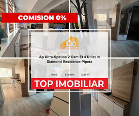 Ap Ultra-Spatios 2 Cam Et 4 Utilat in Diamond Residence Pipera