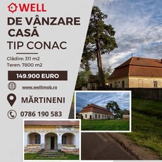 De vânzare casă tip conac în Mărtineni!