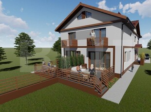 Duplex 4 camere, 140 mp utili, suprafata teren 300 mp, Giroc