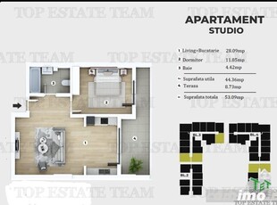 Studio 2 camere in apropierea statiilor de metrou Berceni si Dimitrie Leonida