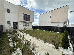 Vila individuala cuplata, 4 camere, mobilata utilata ultramodern, cu toate utilitatile in Domnesti