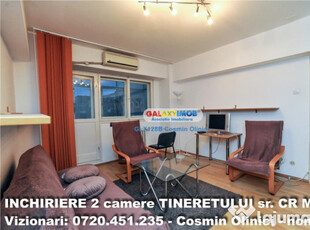 2 camere TINERETULUI, pet friendly, str. CR Motru, metrou