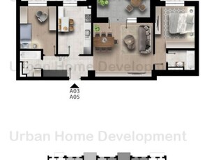 Apartament 3 camere Maniu 141, la 3 minute de Metrou Pacii