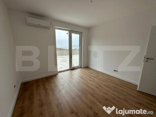 Apartament 3 camere, finisat, terasa 50 mp, parcare, zona Vi