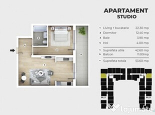 Apartament Tip Studio - 8 Minute de Metrou Berceni