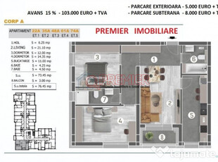 Parcul Tudor Arghezi - Metalurgiei - 3 camere - Cavar