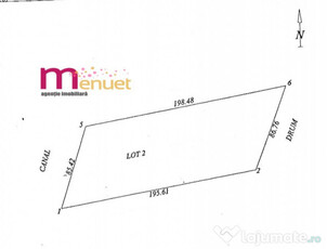 Teren 15000 mp, Delta Dunarii-Crisan,deschidere 90 ml la Dunare