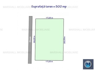 Teren intravilan de vanzare in Paulesti, 500 mp