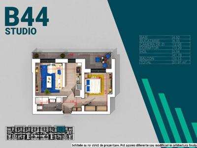 (AP.44/7/BL.2) FIANLIZAT - 4 camere Theodor Pallady - Metrou Teclu, - Estimobiliar