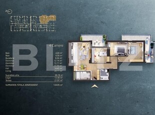 Apartament 4 camere intr-un Ansamblu rezidential Premium, zona Fabricii