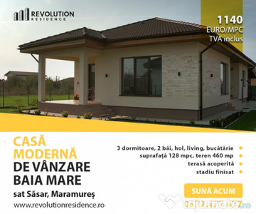 COMISION 0% Casa FINISATA, 128mpc - sat Sasar Maramures