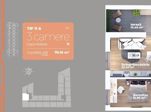 AP 3 CAM. LIVING OPEN-SPACE / AUCHAN TITAN, PARC TEILOR!