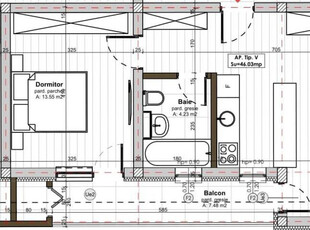 Apartament 2 camere 46 mp