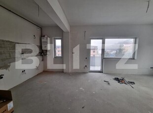 Apartament 2 camere, semifinisat cu CF, zona restaurantului Regal, Baciu