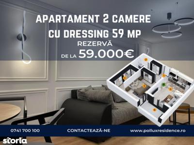 Apartament 2 camere 59 mp