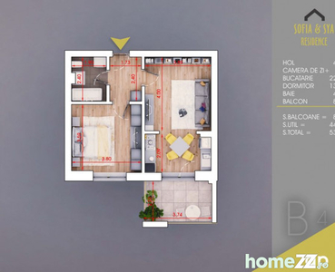 Apartament 2 camere