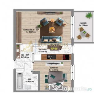 Apartament 2 camere Boreal Plus