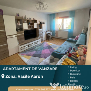 Apartament de vânzare, 2 camere, Vasile Aaron