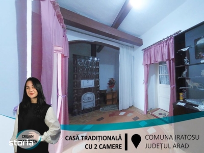 Casă cu 2 camere renovată în stil tradițional, în Iratoșu(ID: 25035)