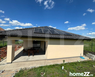 Casa individuala cu panouri solare