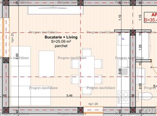 Apartament 1 camera - bloc nou - curte - 58.000 euro