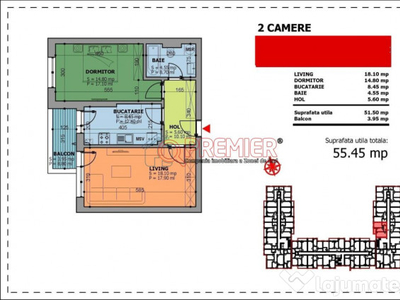 Brancoveanu - Luica - 2 camere cu mutare imediata