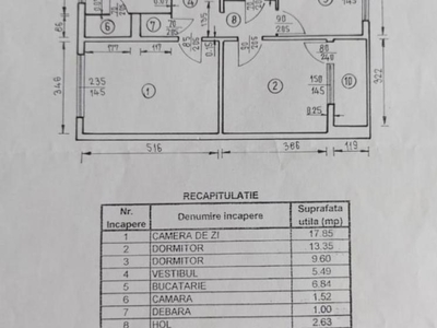 Apartament 3 camere in bloc anvelopat, Politehnica, Militari